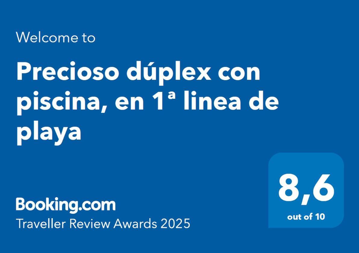 Precioso Duplex Con Piscina, En 1ª Linea De Playa Villa El Puerto de Mazarrón Eksteriør bilde
